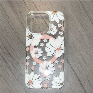 Kate Spade Floral iPhone 15 Pro Case
